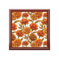 Stained Glass Marigold Floral Jewelry Box —  Keepsake Box