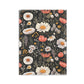 Blossom Elegance: Noir Garden Hardcover Notebook with Puffy Covers