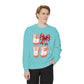 LOVE  Coquette Unisex Comfort Colors Garment-Dyed Sweatshirt