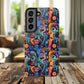 Psychedelic Visions Vibrant Art iPhone and Samsung Phone Case - Stylish Tough Case for Artists & Creatives.