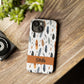 Personalized Whispering Feathers Samsung, Google Pixel and iPhone Case, Custom Name Case.