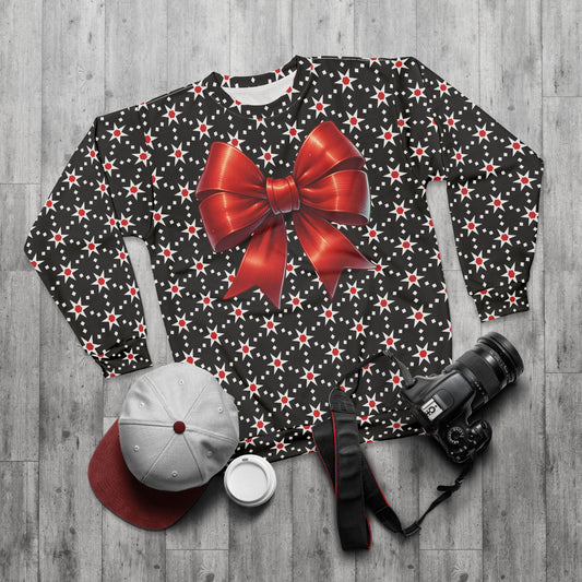 Bow Charm Valentines Sweatshirt