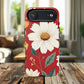 Floral Fusion Tough Magnetic Phone Case | Flower Design, Durable Protective Cover, Gift for Her, Spring Style, Unique Phone Accessory.