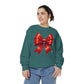Bow Charm Valentines Unisex Comfort Colors Garment-Dyed Sweatshirt