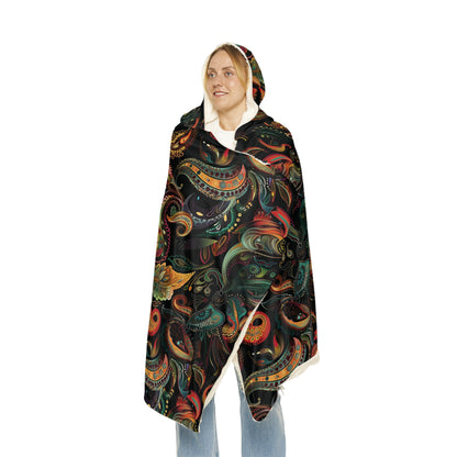 Cosmic Paisley Snuggle Blanket