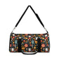 Whimsical Feline Garden Duffel Bag