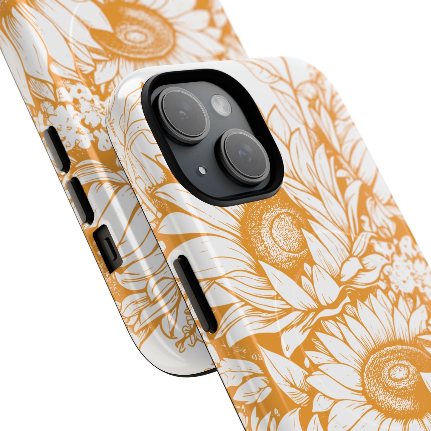 Loved John 3:16, Inspirational Gift, Tough iPhone Magnetic Case Scripture, Sunflower Bible Verse, MagSafe® iPhone® Tough Case, iPhone 14, iPhone 15, iPhone 16, Pro, Pro Max, Plus