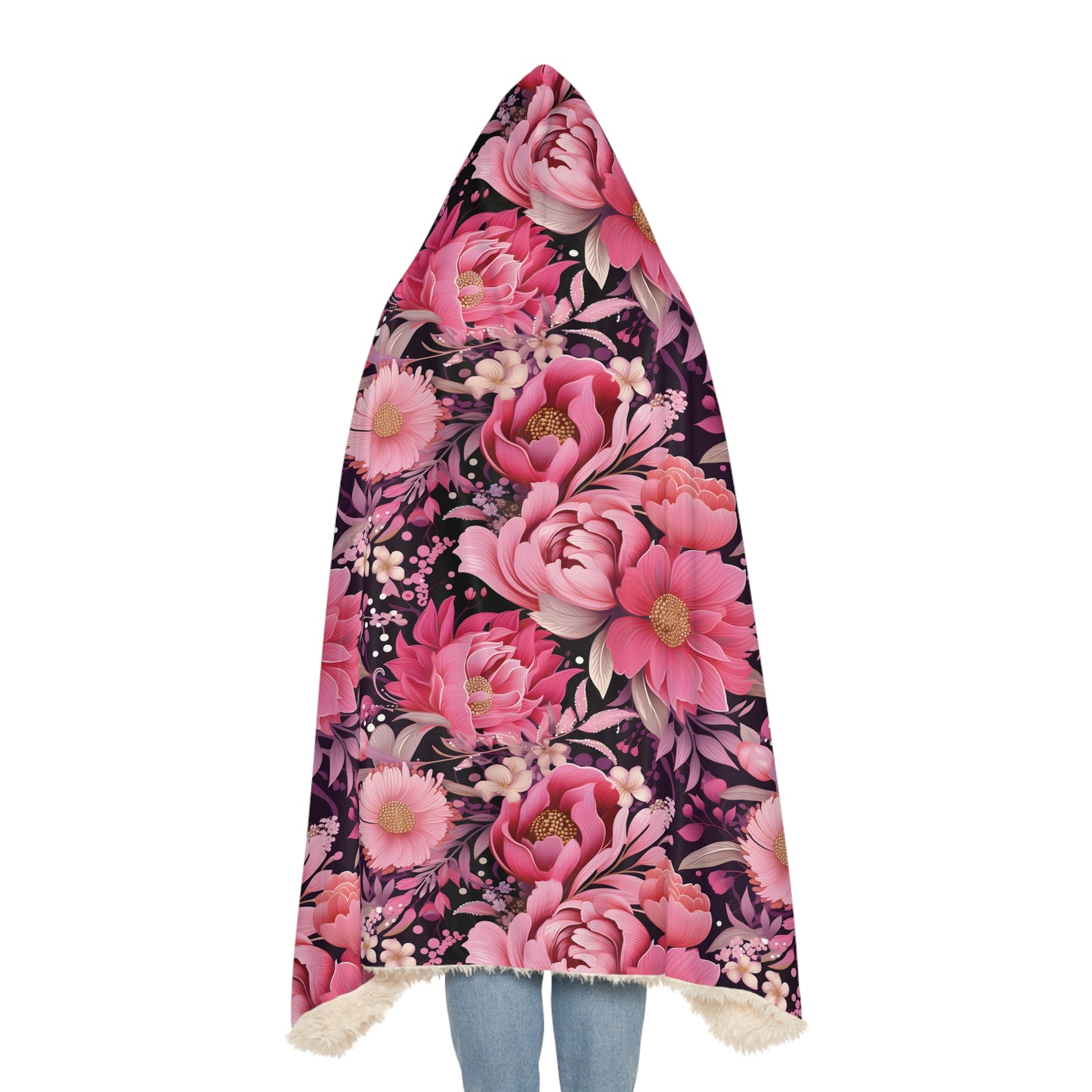 Blush Petals Snuggle Blanket