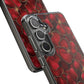 Velvet Petal Noir Floral Petal Clear Impact-Resistant iPhone and Samsung Case.