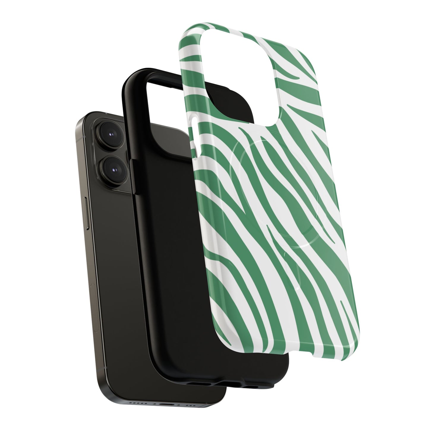 Trendy Zebra Print iPhone Case, Stylish Tough Magnetic Case for iPhone, Animal Print Accessory, Unique iPhone Cover, Gift for Animal Lovers