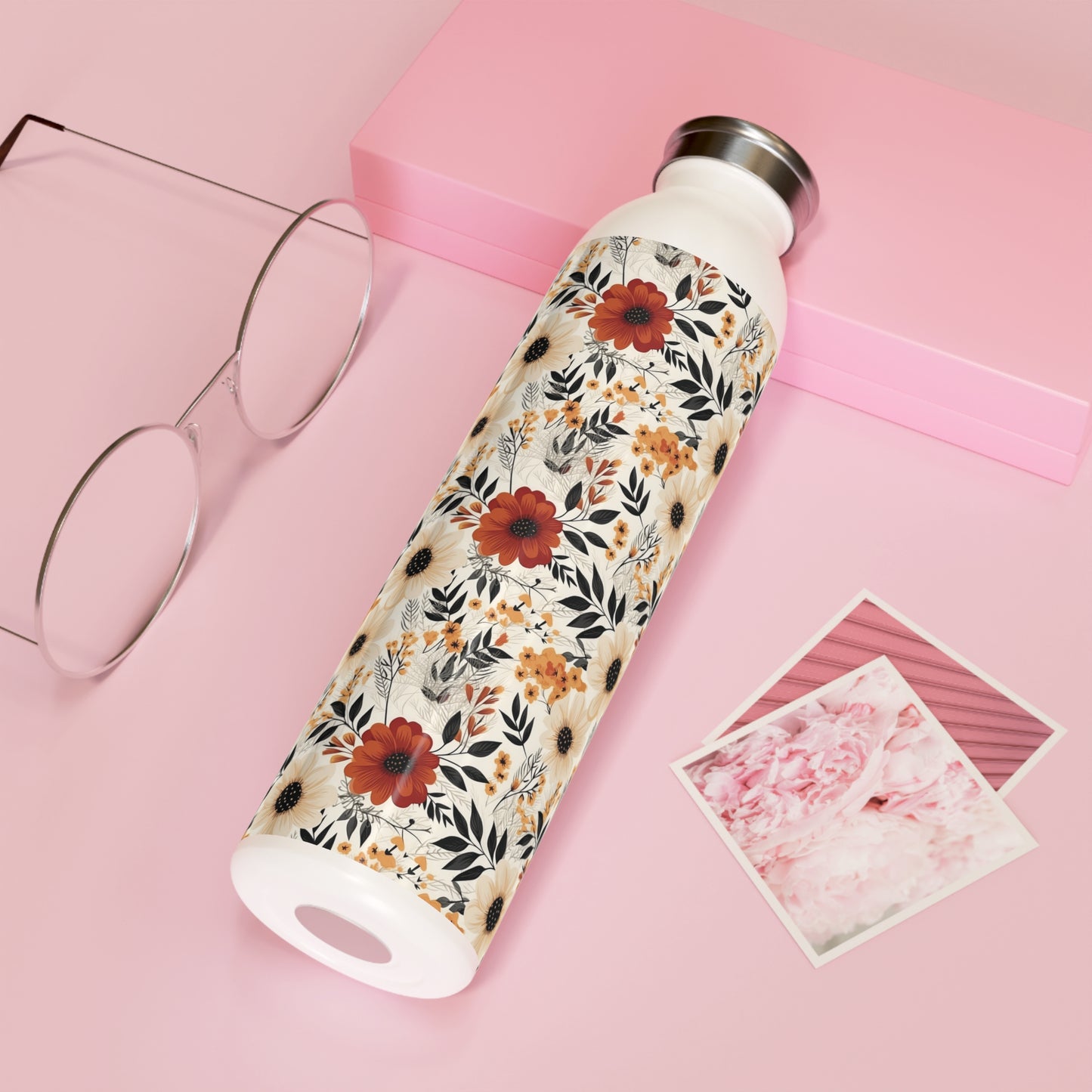 Boho Chic Slim Water Bottle