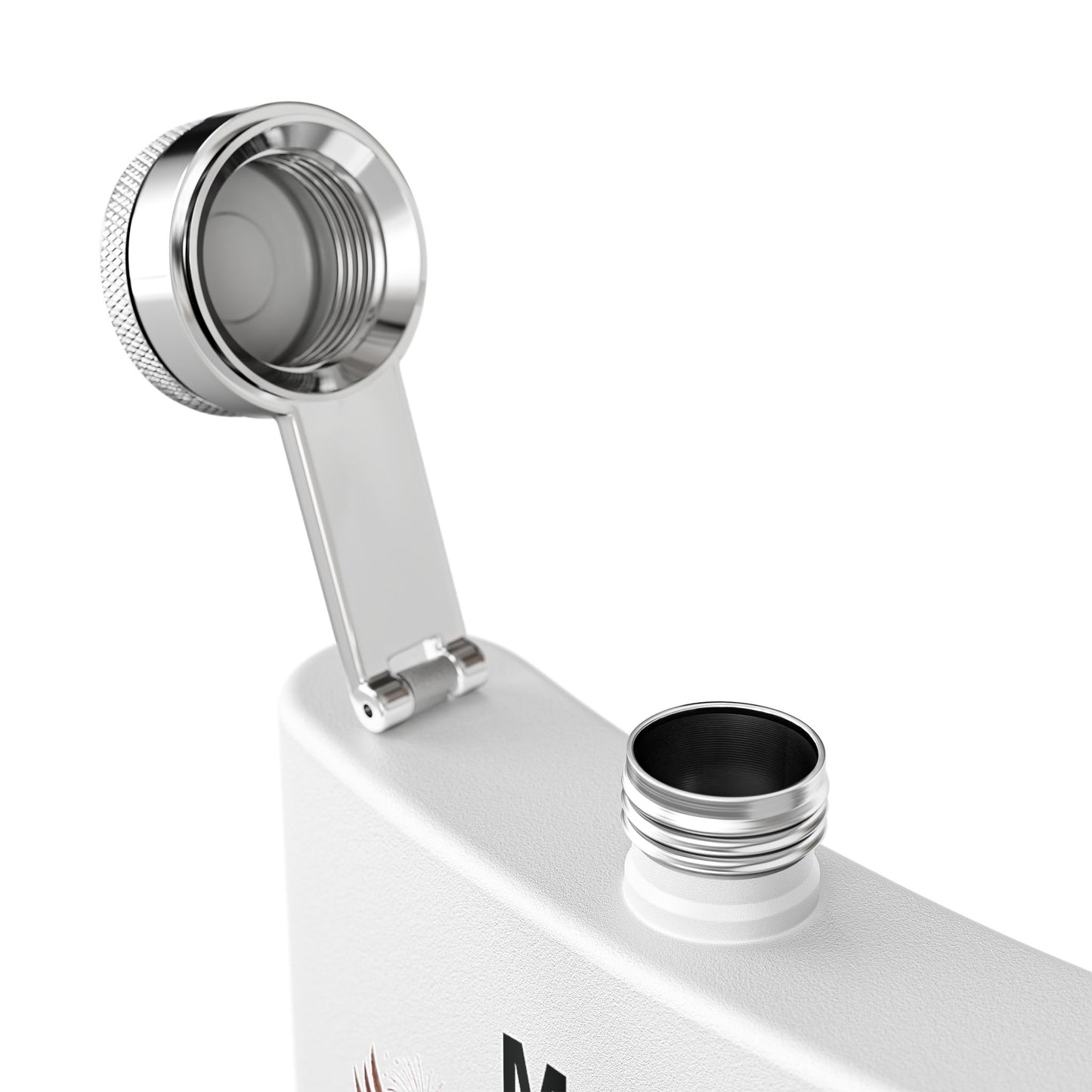 Personalized 4th of July Stainless Steel Flask – Patriotic Eagle Hip Flask (6 oz)