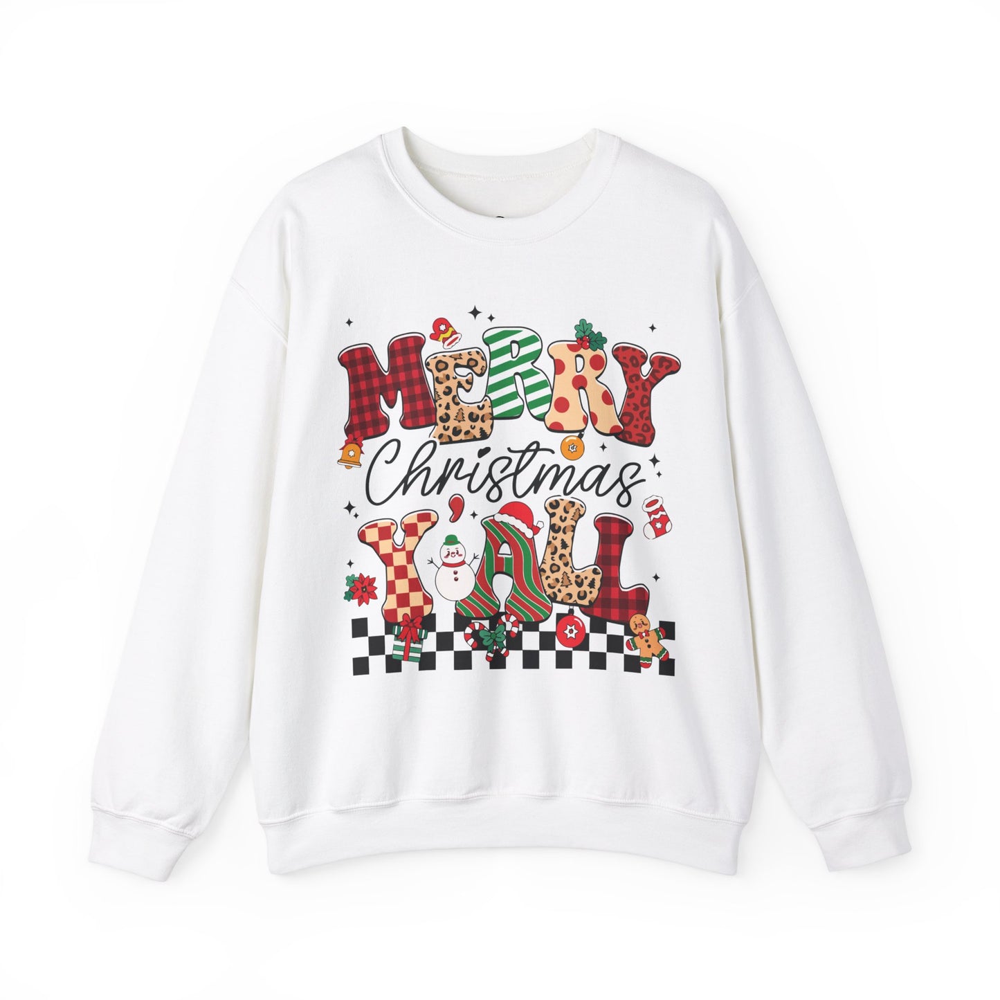Merry Christmas Unisex Heavy Blend™ Crewneck Sweatshirt