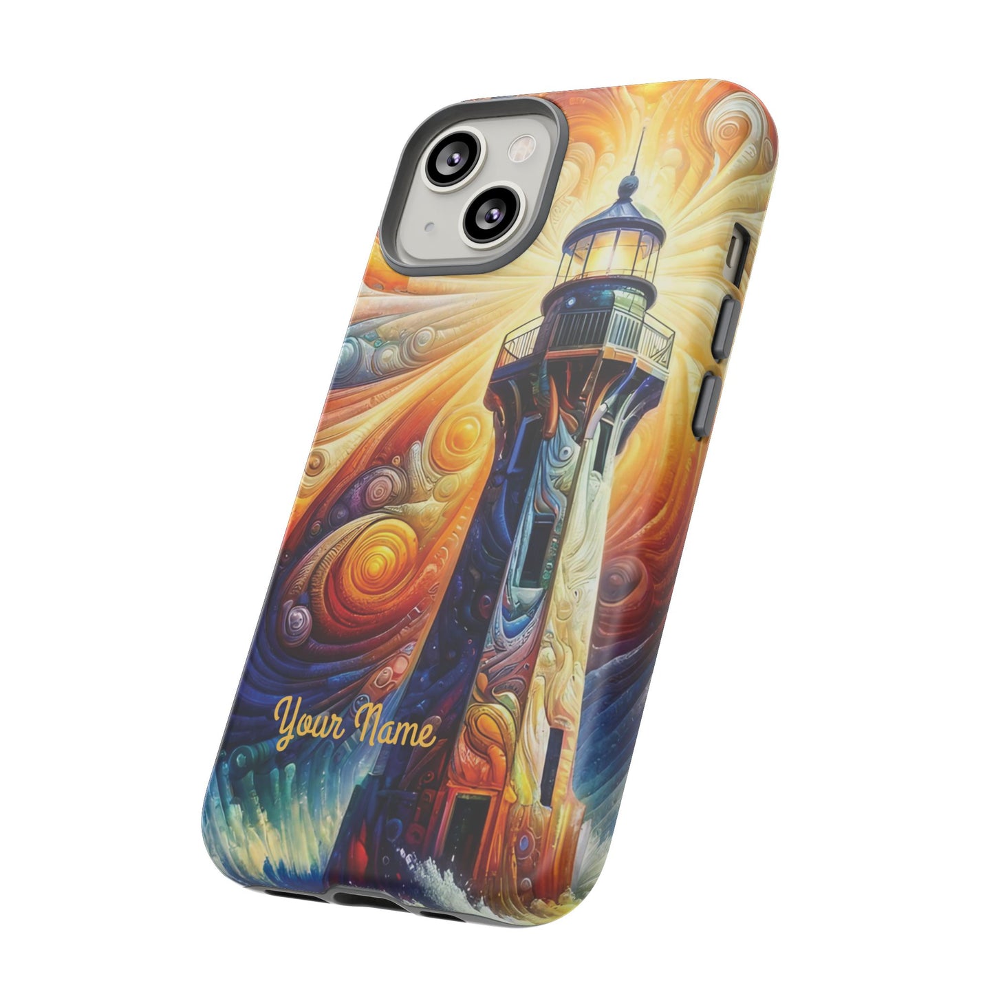 Personalized Cosmic Beacon iPhone Tough Cases, Gift for Him/Her.