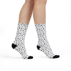 Winter Wonderland Sublimation Crew Socks