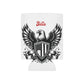 Personalized Patriotic Eagle with Shield Design Can Cooler — (Custom Name)