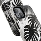 Personalized Monochrome Monstera Tropical Phone Case - Tough Magnetic MagSafe® Cases, Gifts for Nature Lovers, Stylish Phone Accessories, Gifts for Her.