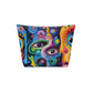 Psychedelic Visions Cotton Cosmetic Bag