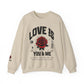 Love is ... Valentines Unisex Heavy Blend™ Crewneck Sweatshirt.