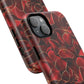 Crimson Bloom Tough iPhone Magnetic Case, Protective iPhone Case, Stylish iPhone Cover, Gift for Her, Mother's and Birthday Gifts, Unique Floral Accessories