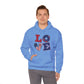 Patriotic LOVE Unisex Heavy Blend™ Hooded Sweatshirt