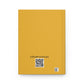 Personalized Kids Yellow Hardcover Notebook — "This Belongs to [Name]" Cute School Notebook/Back to School.