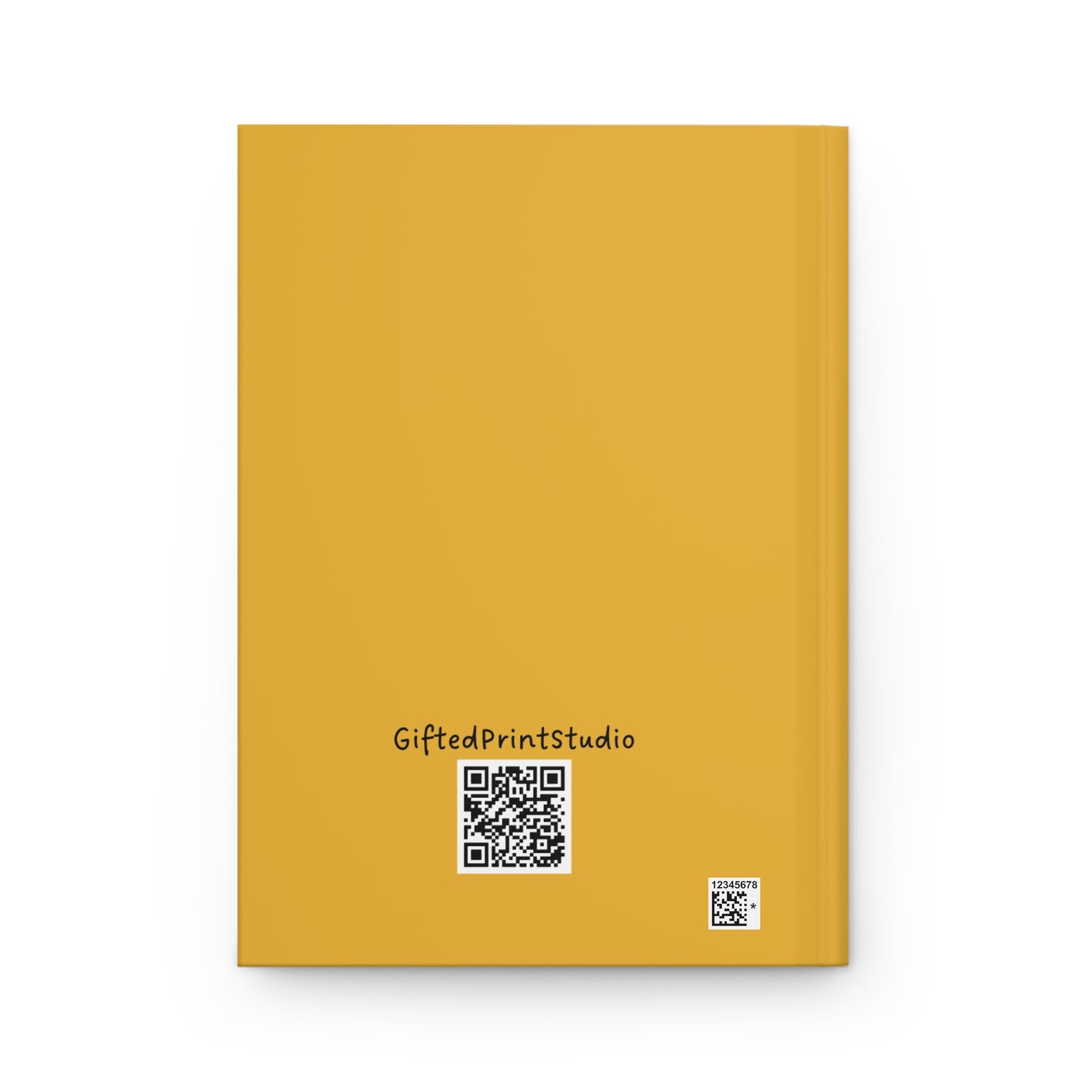 Personalized Kids Yellow Hardcover Notebook — "This Belongs to [Name]" Cute School Notebook/Back to School.