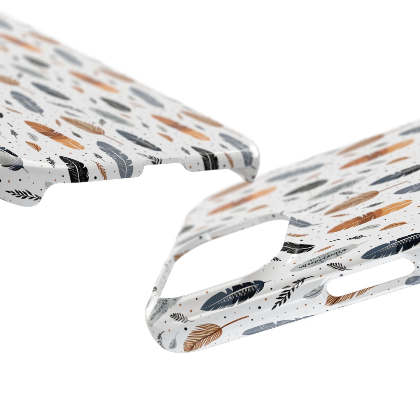 Whispering Feathers Slim Phone Cases for iPhone,  with Packaging a Gift for Her and Gift for Him.