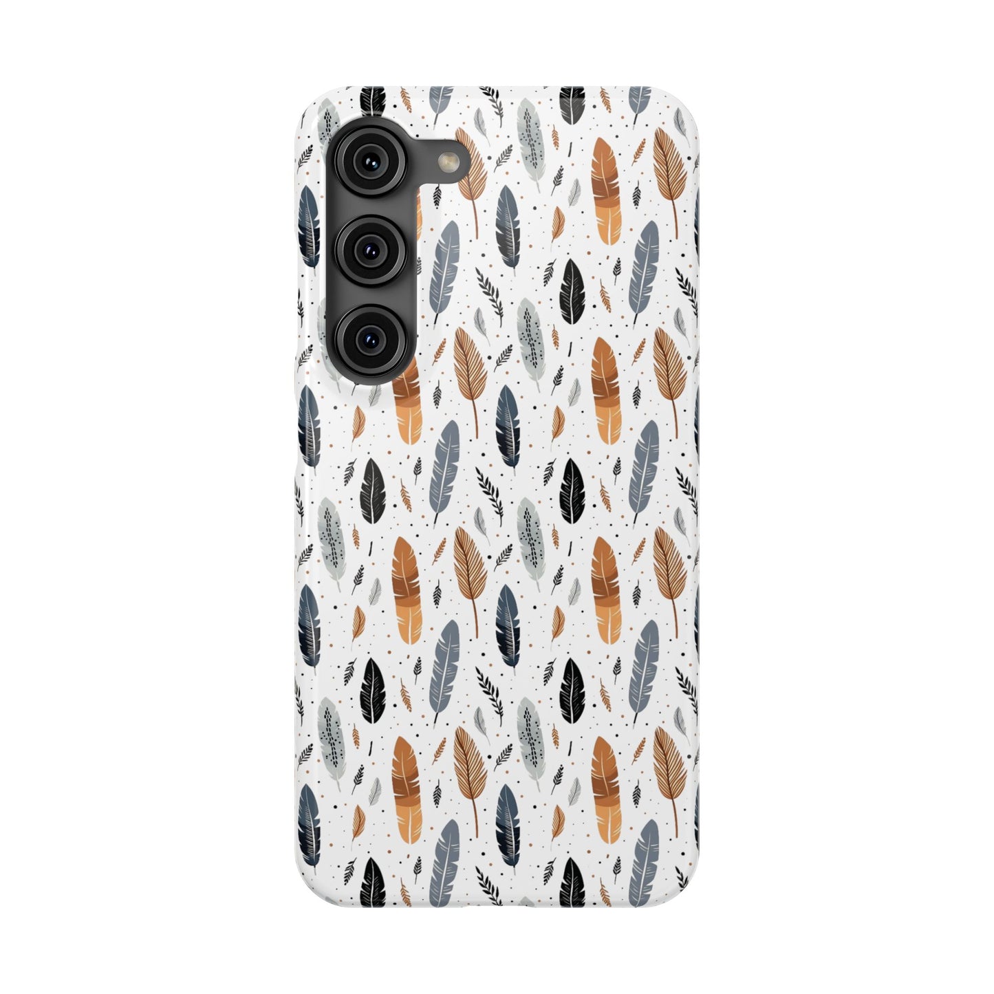 Whispering Feathers Slim Phone Cases for iPhone and Samsung