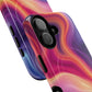 Cosmic Lava Flow Colorful Abstract iPhone Case , Tough Magnetic Protection, Stylish Accessories, Gift for Tech iPhone Lovers, Vibrant Mobile Covers