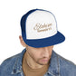 'ELOHIM, GENESIS 1:1'  Embroidered 5 Panel Trucker Cap | Casual Style Hat, Adjustable, Unisex, Perfect Gift for Outdoors, Festivals, Daily Wear