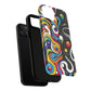 Vibrant Yin Yang Pop Splash Tough Magnetic iPhone Cases, Bold Artwork, Customizable Protection, Gift for Tech Lovers, Colorful iPhone Accessories