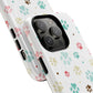 Pet Lover Magnetic iPhone Case - Cute Paw Print Design, Tough Magnetic Cases for Dog and Cat Owners, Gift for Animal Lovers