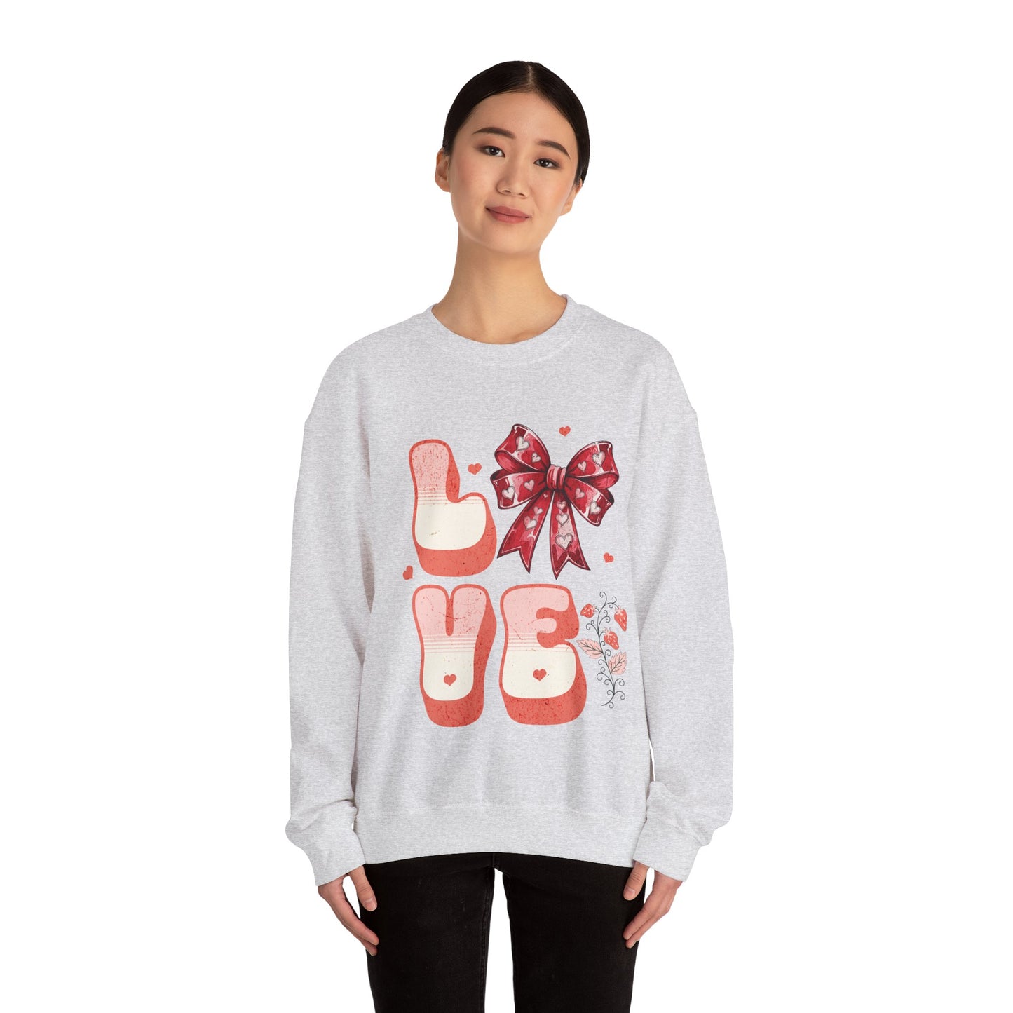 LOVE Coquette Unisex Heavy Gildan Blend™ Crewneck Sweatshirt.