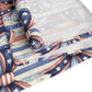 Patriotic Ribbon Table Runner — American Flag Stars & Stripes Cotton-Blend