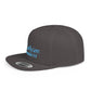 Teal Embroidery 'ELOHIM, GENESIS 1:1' Flat Bill Snapback Hat, Stylish Cap for Everyday Wear, Church Events, Gift for Him/Her, Streetwear Accessory, Casual Fashion