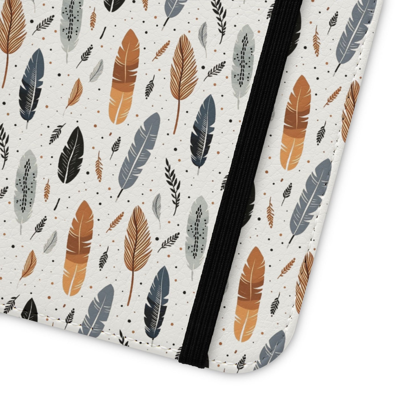 Whispering Feathers iPhone and Samsung Flip Cases