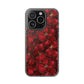 Velvet Petal Noir Floral Petal Clear Impact-Resistant iPhone and Samsung Case.