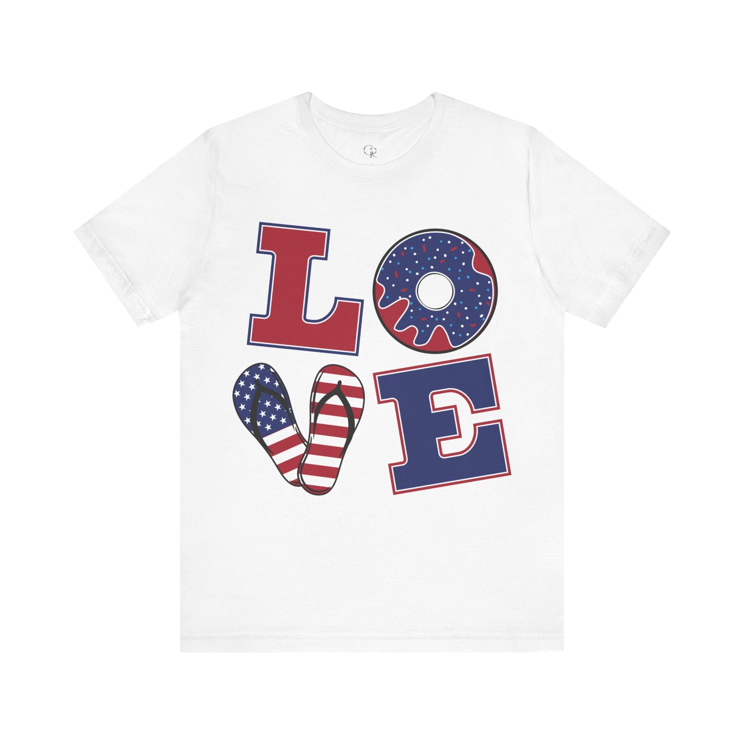 Patriotic Love Unisex Jersey Short Sleeve Tee