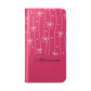 Personalized Pink Bow Coquette Flip iPhone and Samsumg Case — Custom Name or Affirmation Wallet Cover