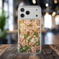 Floral Vintage Art Stained Glass Effect Nouveau Clear Magnetic Impact Case