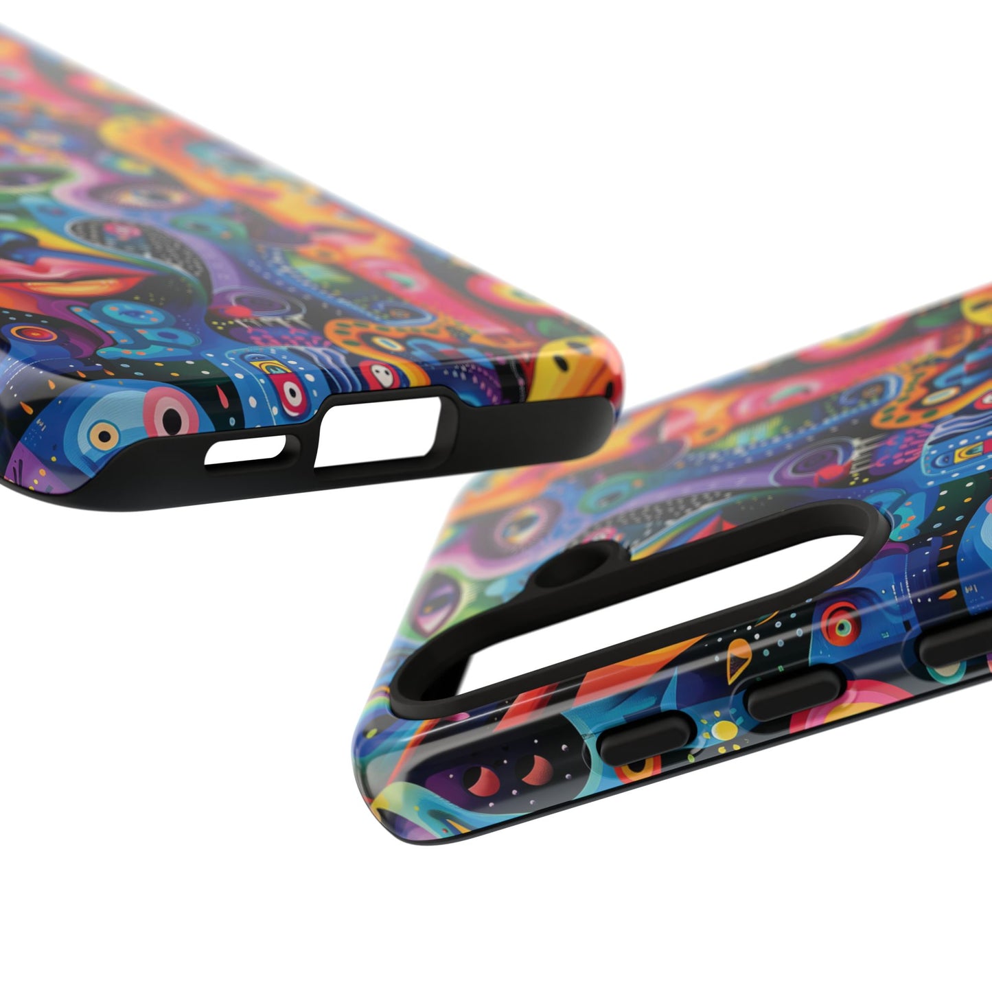 Psychedelic Visions Vibrant Art Google Pixel, iPhone and Samsung Phone Case - Tough Cases for Creative Souls