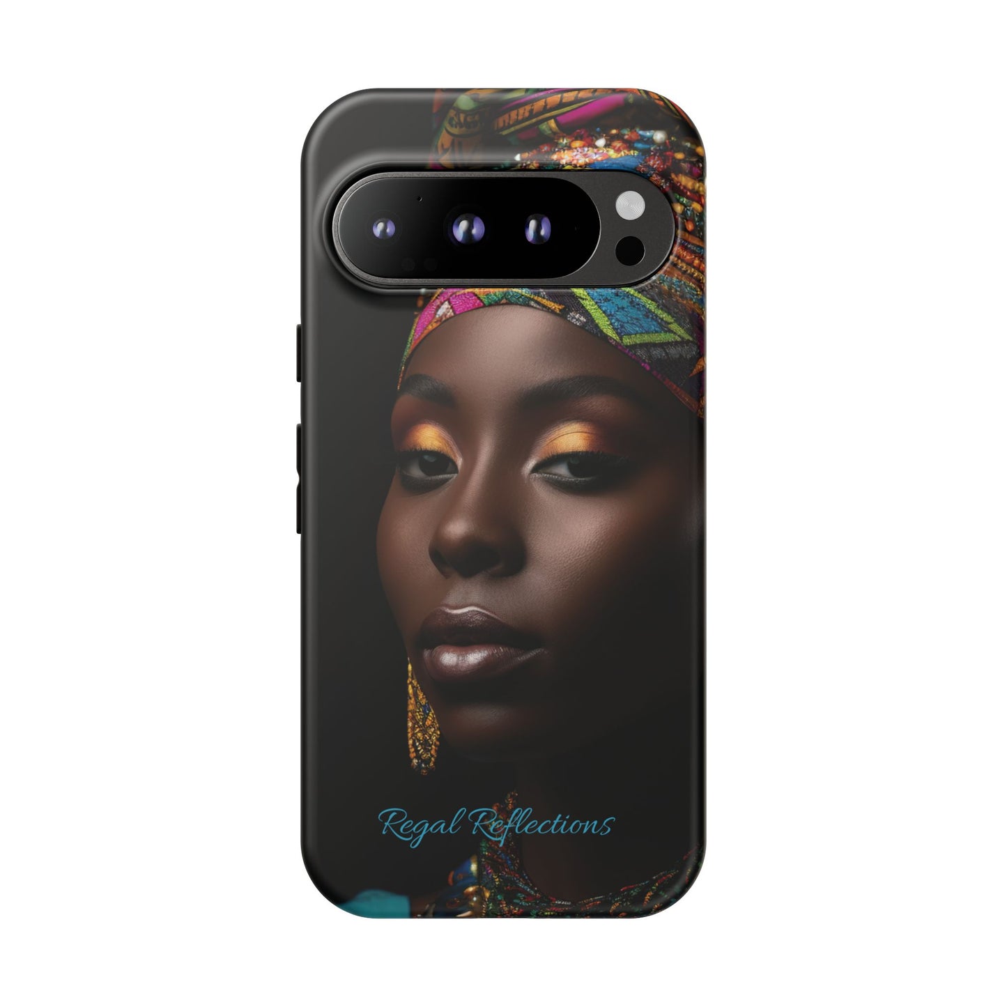 Regal Reflections: African Majesty iPhone, Samsung and Google Tough Phone Cases.