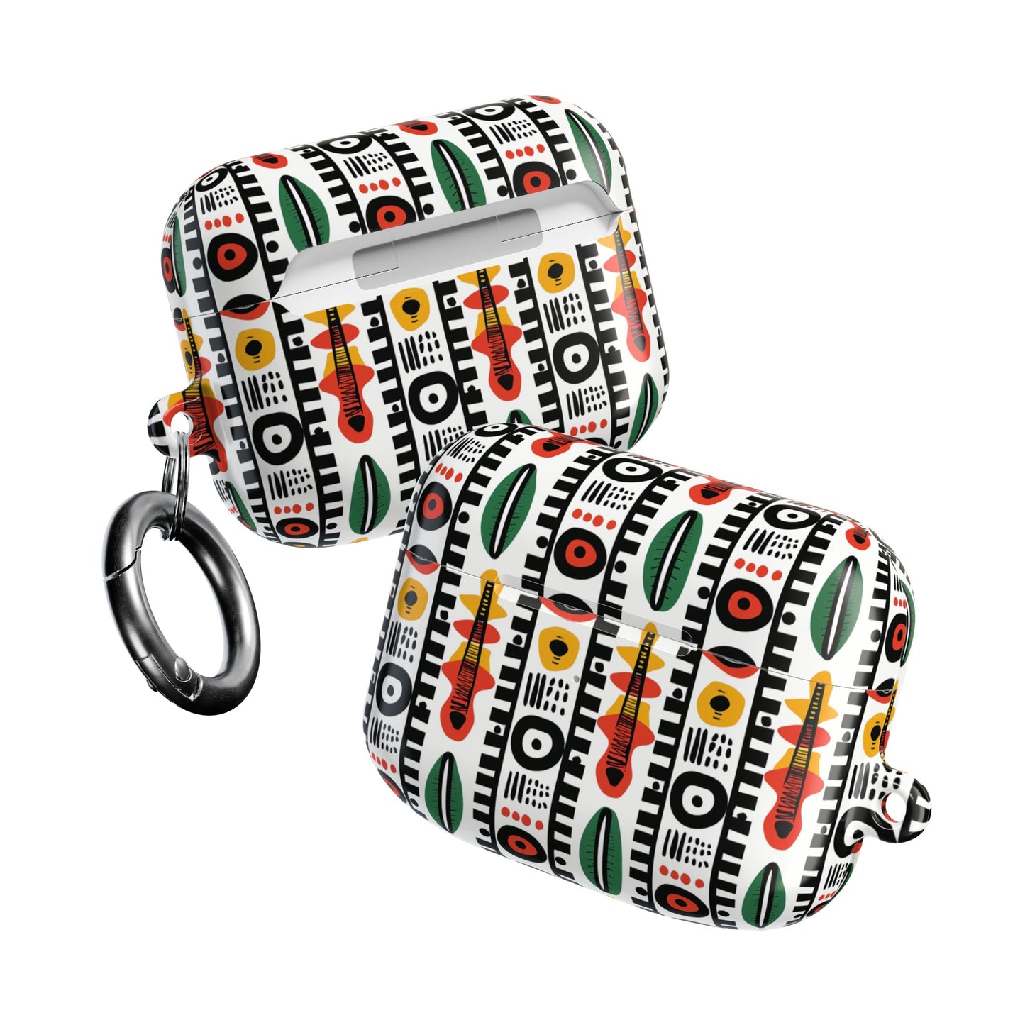 Afrobeat Harmony AirPod Cases - Stylish Protection with Bold Patterns-Airpods Pro Gen 1 and 2, Gen 1 to 4.