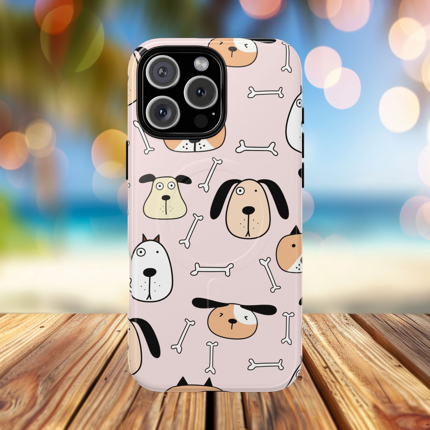 Cute Dog iPhone Case, Tough Magnetic Cases for Pet Lovers, Dog-Themed Accessories, Gift for Dog Owners, Unique iPhone Cover