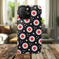 Crimson Spark Radiance Bold Floral Magnetic iPhone Cases, Stylish Tough Cases, Unique iPhone Accessories, Perfect Gift for Her, Trendy Tech Gear.
