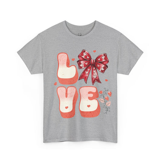 LOVE Charm Coquette Unisex Heavy Gildan Cotton Tee.