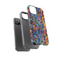 Psychedelic Visions Colorful Art iPhone Case - Tough Cases with Vibrant Abstract Design