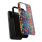 Psychedelic Visions Vibrant Art iPhone and Samsung Phone Case - Stylish Tough Case for Artists & Creatives.