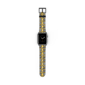 Tribal Vibes Stylish Abstract Print Watch Band - Unique Accessory for Fashion Lovers.